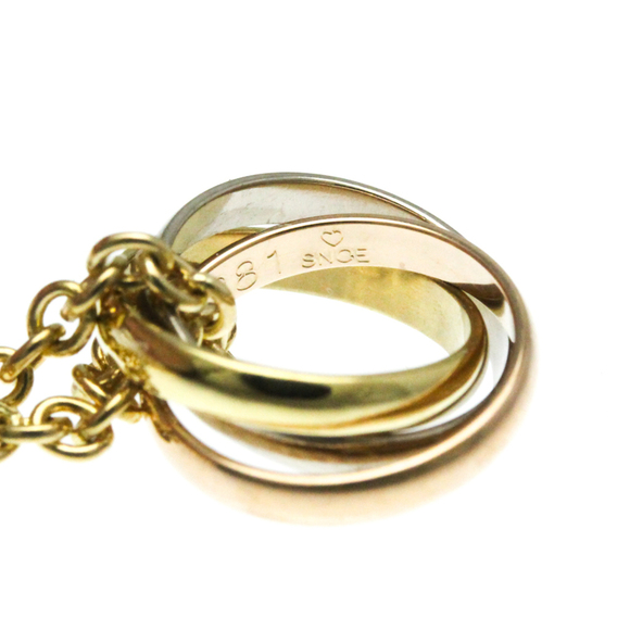 CARTIER 18k Yellow Gold Trinity Necklace - Picture 3 of 14